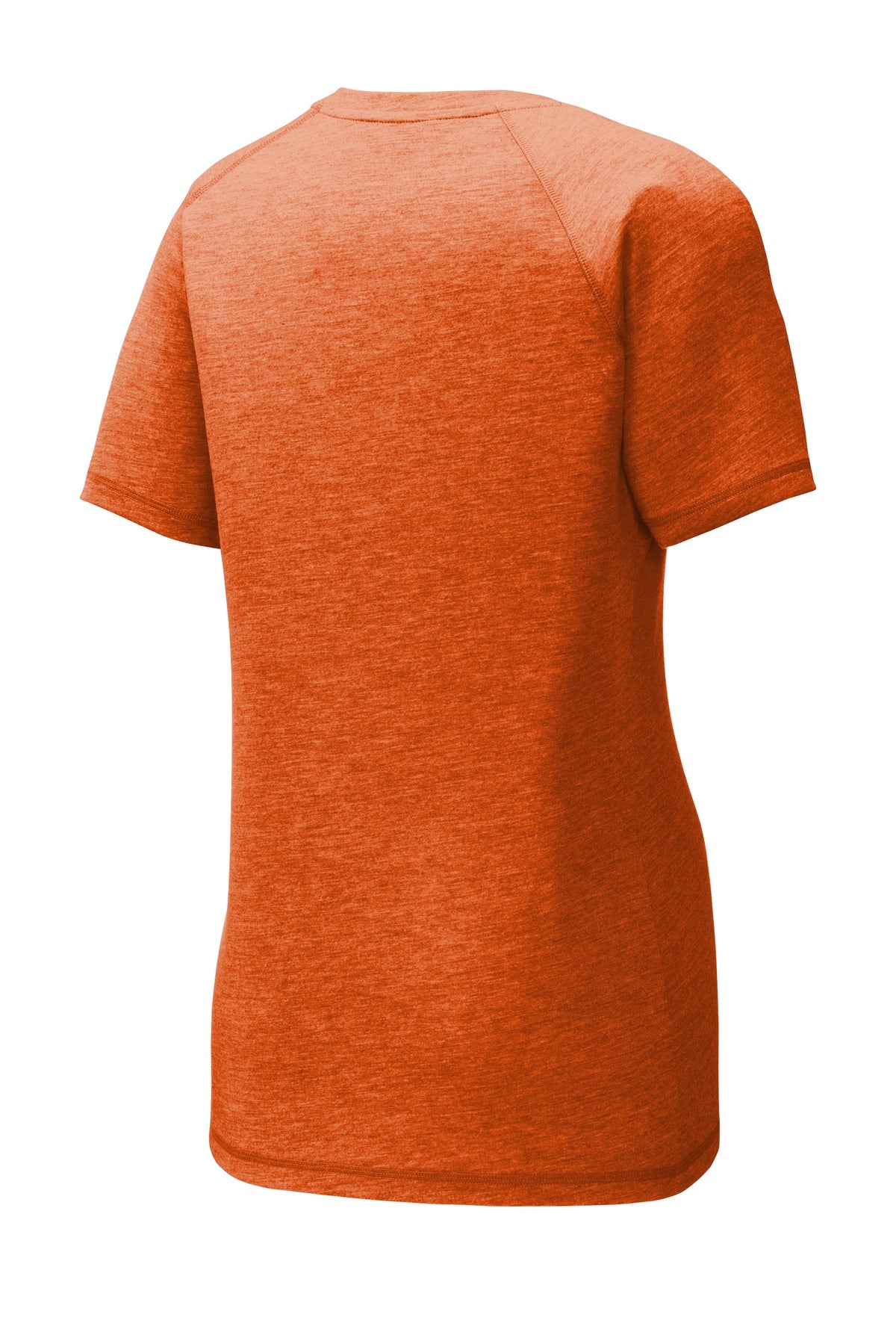 Sport-Tek Ladies PosiCharge Tri-Blend Wicking Scoop Neck Raglan Tee. LST400