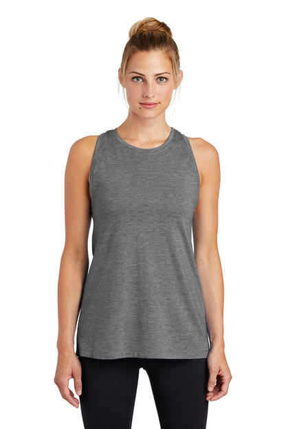 Sport-Tek Ladies PosiCharge Tri-Blend Wicking Tank. LST402