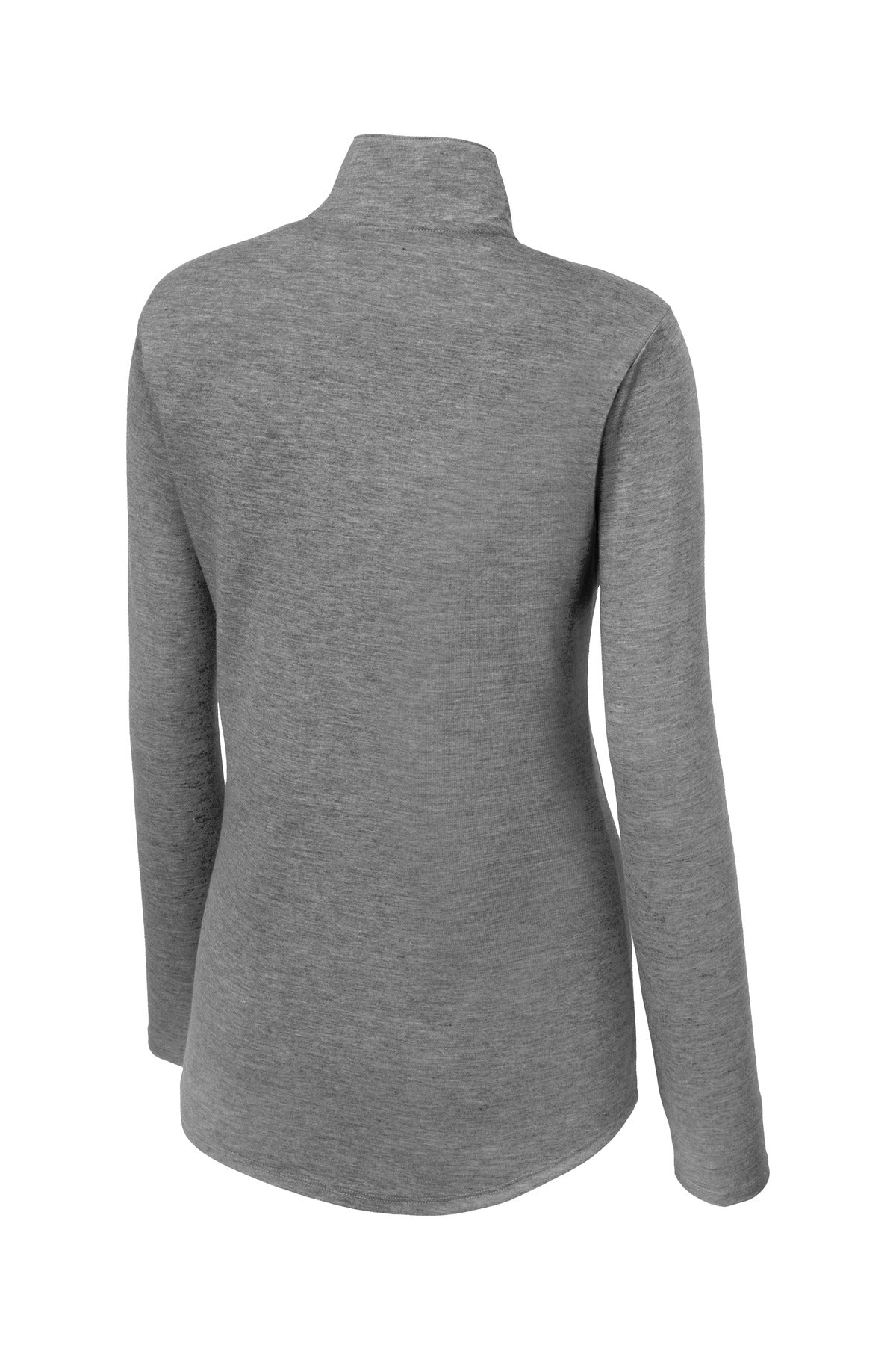 Sport-Tek Ladies PosiCharge Tri-Blend Wicking 1/4-Zip Pullover. LST407