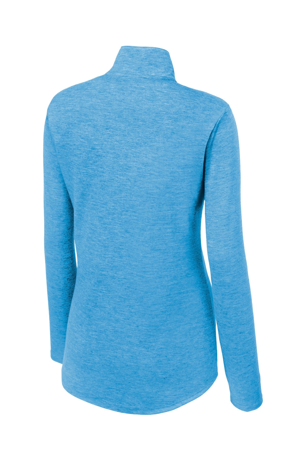 Sport-Tek Ladies PosiCharge Tri-Blend Wicking 1/4-Zip Pullover. LST407