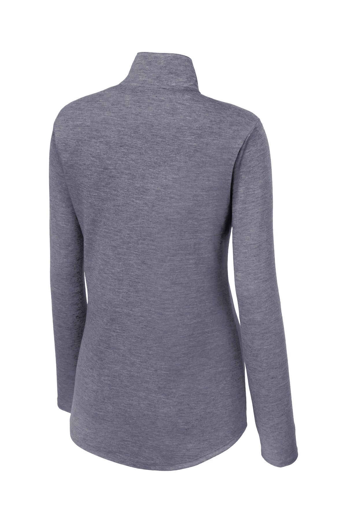Sport-Tek Ladies PosiCharge Tri-Blend Wicking 1/4-Zip Pullover. LST407