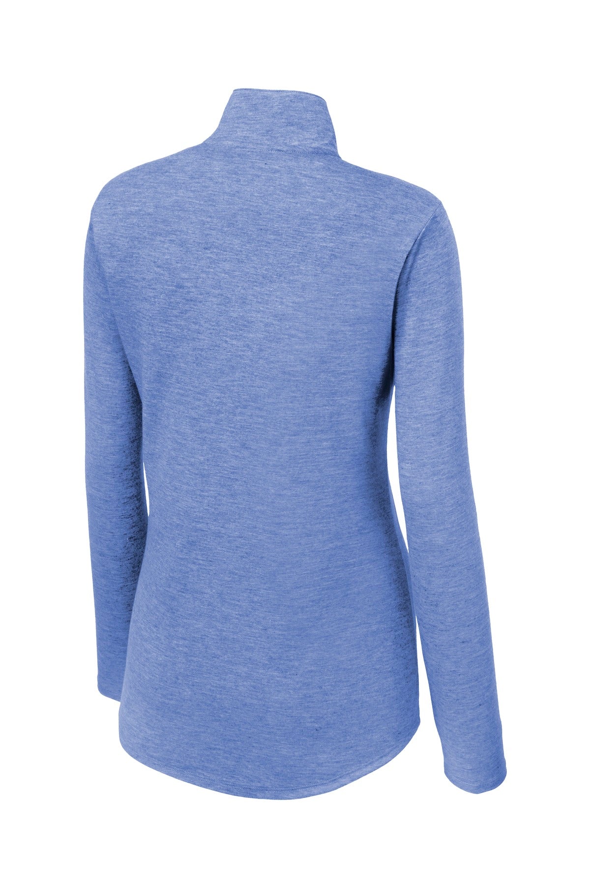 Sport-Tek Ladies PosiCharge Tri-Blend Wicking 1/4-Zip Pullover. LST407