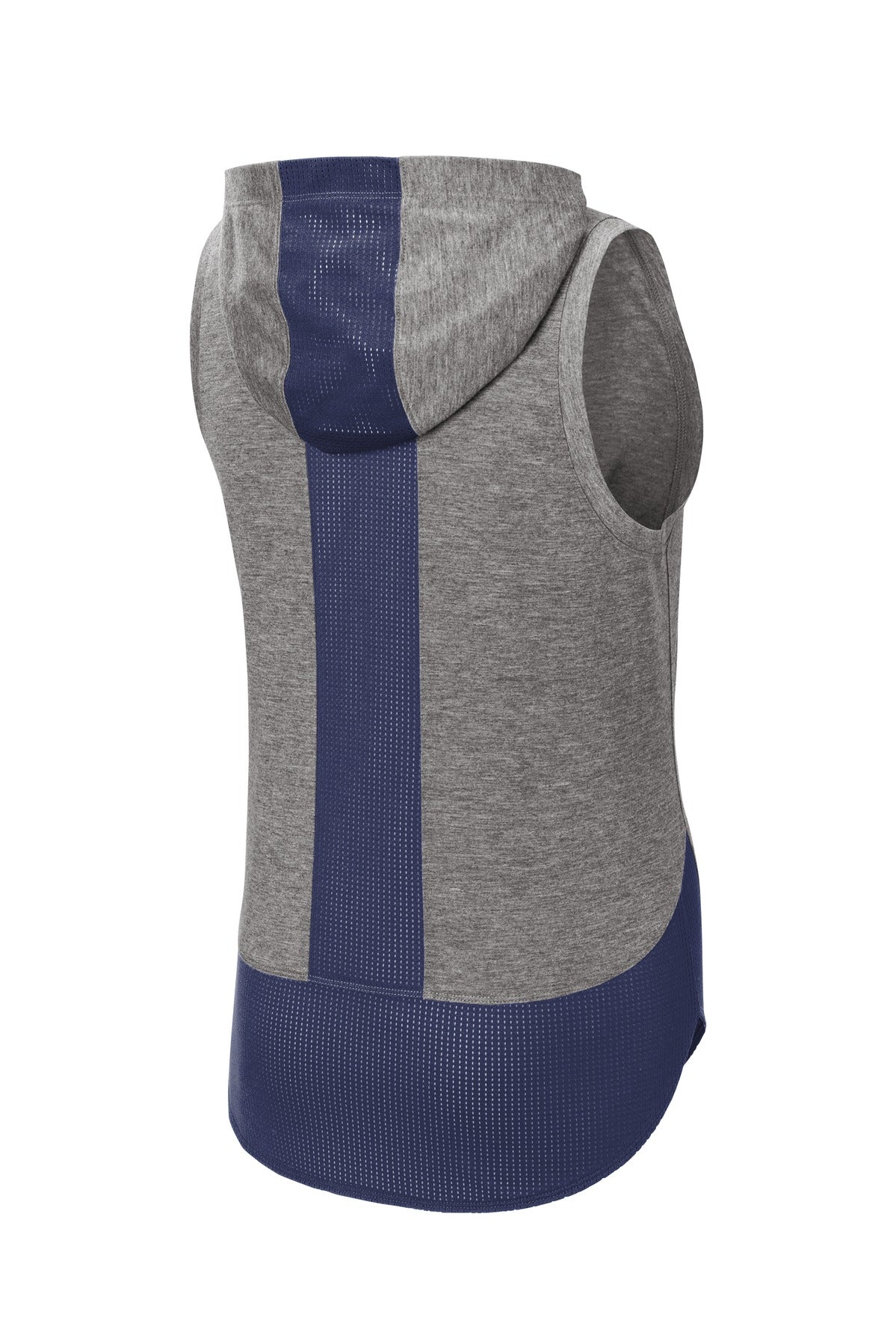 Sport-Tek Ladies PosiCharge Tri-Blend Wicking Draft Hoodie Tank. LST410