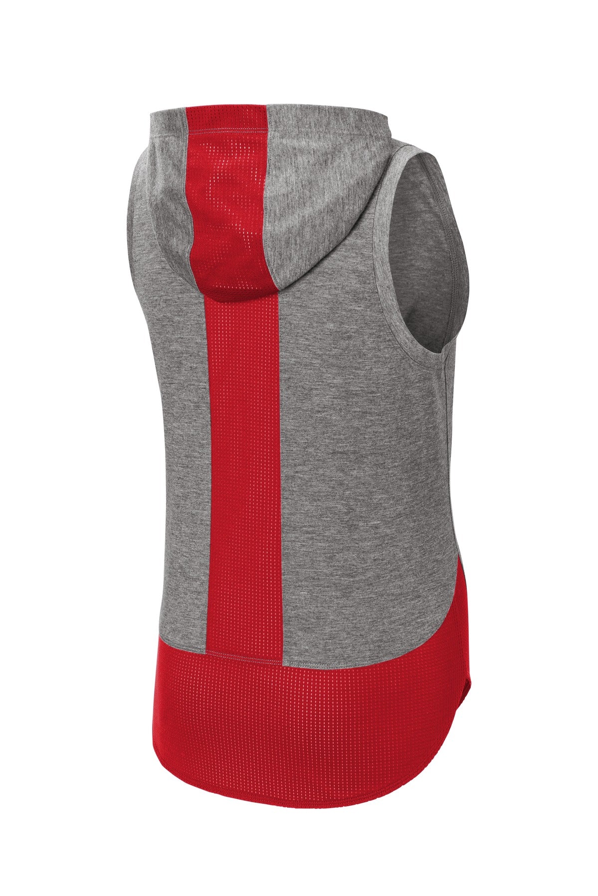 Sport-Tek Ladies PosiCharge Tri-Blend Wicking Draft Hoodie Tank. LST410