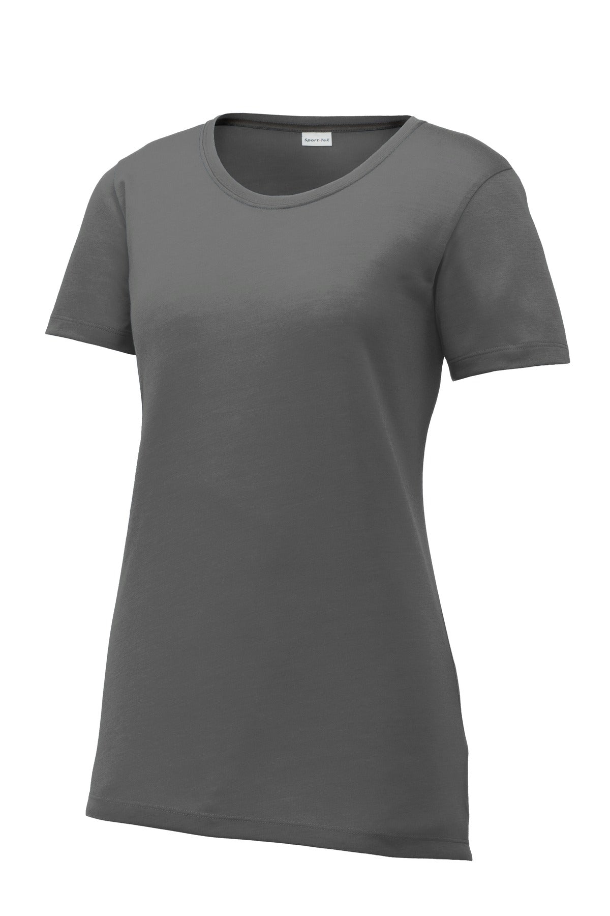 Sport-Tek Ladies PosiCharge Competitor™ Cotton Touch™ Scoop Neck Tee. LST450