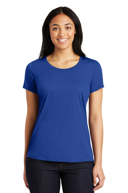 Sport-Tek Ladies PosiCharge Competitor™ Cotton Touch™ Scoop Neck Tee. LST450