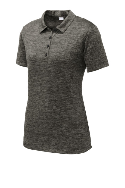 Sport-Tek Ladies PosiCharge Electric Heather Polo. LST590