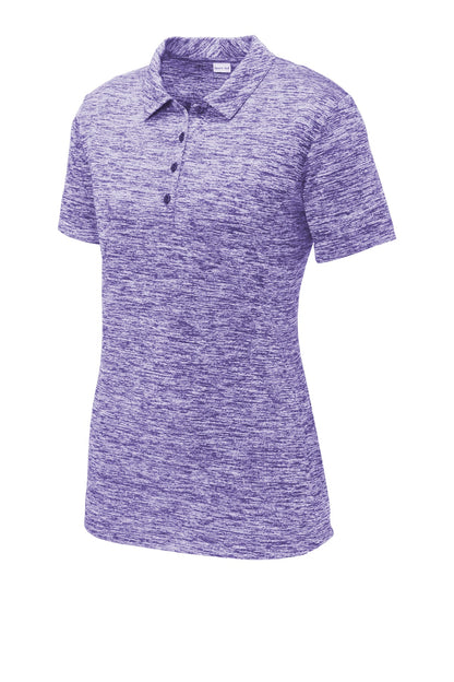 Sport-Tek Ladies PosiCharge Electric Heather Polo. LST590