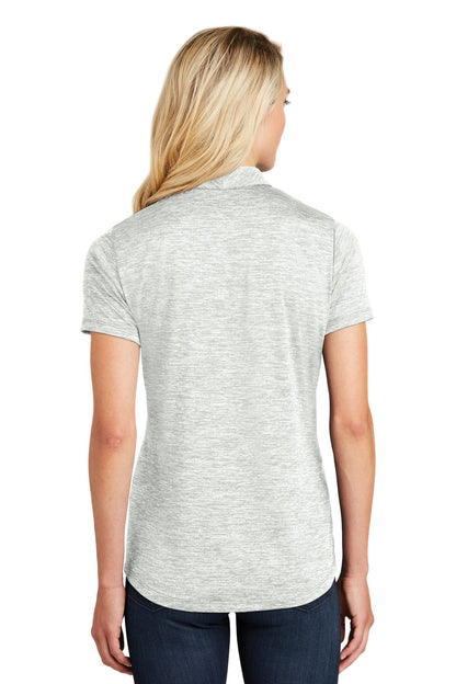 Sport-Tek Ladies PosiCharge Electric Heather Polo. LST590