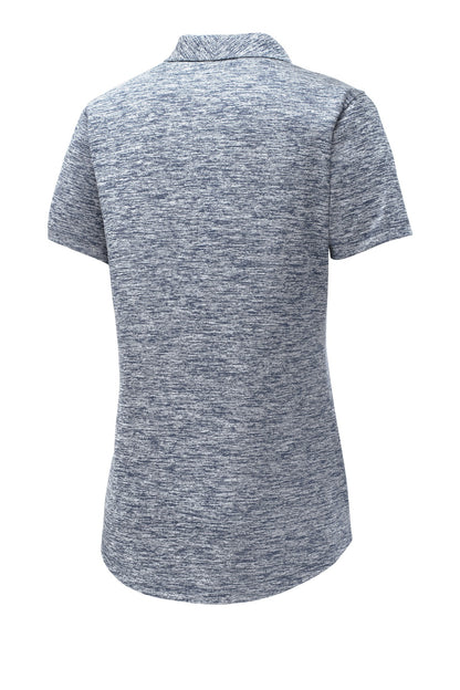 Sport-Tek Ladies PosiCharge Electric Heather Polo. LST590