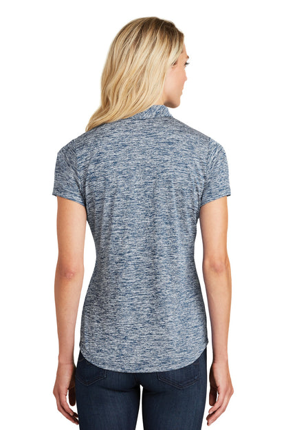 Sport-Tek Ladies PosiCharge Electric Heather Polo. LST590