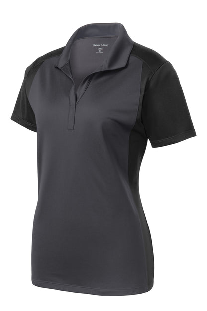 Sport-Tek Ladies Colorblock Micropique Sport-Wick Polo. LST652