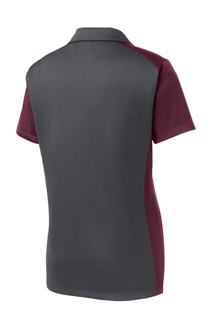 Sport-Tek Ladies Colorblock Micropique Sport-Wick Polo. LST652