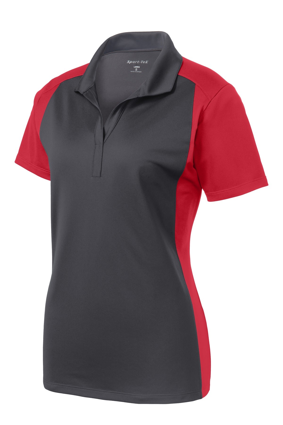Sport-Tek Ladies Colorblock Micropique Sport-Wick Polo. LST652