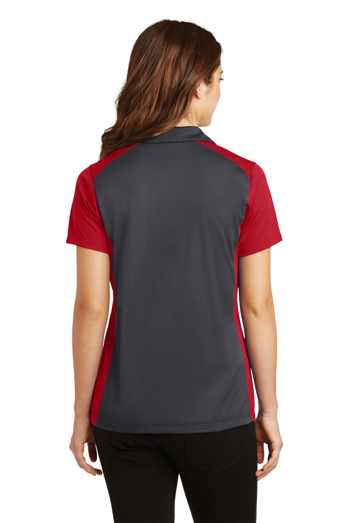 Sport-Tek Ladies Colorblock Micropique Sport-Wick Polo. LST652