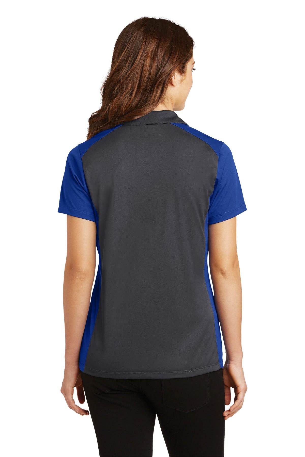 Sport-Tek Ladies Colorblock Micropique Sport-Wick Polo. LST652