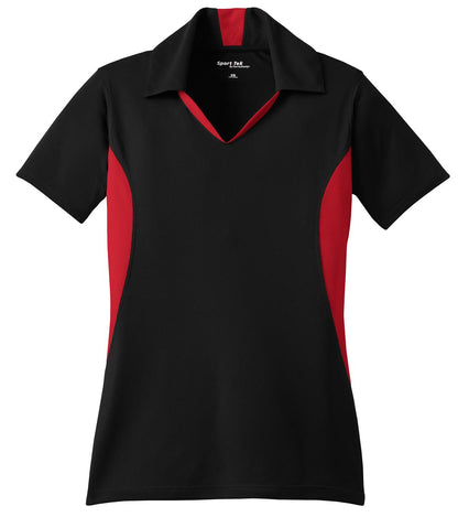 Sport-Tek Ladies Side Blocked Micropique Sport-Wick Polo. LST655