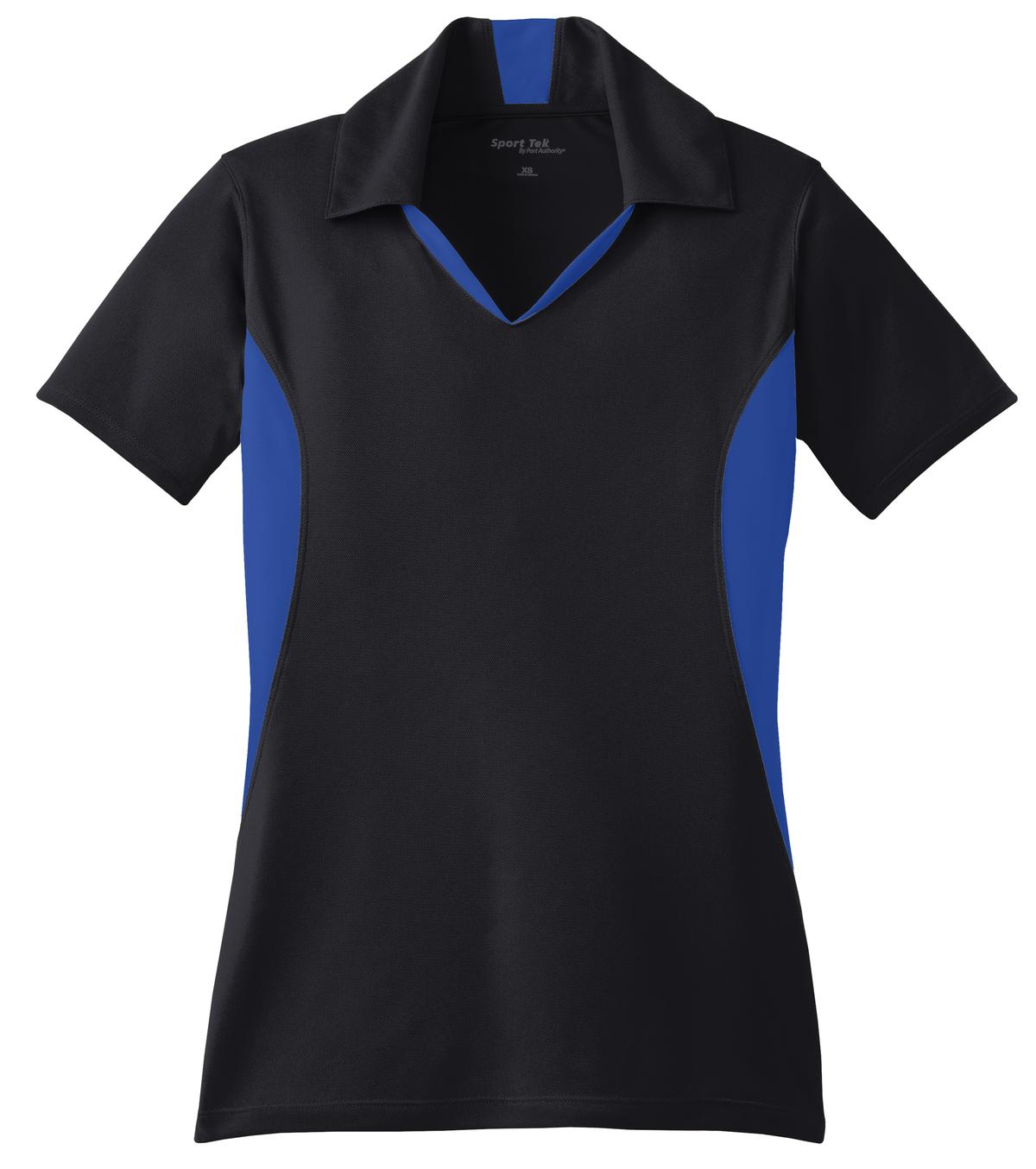 Sport-Tek Ladies Side Blocked Micropique Sport-Wick Polo. LST655