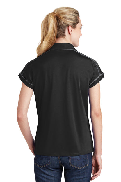 Sport-Tek Ladies Contrast Stitch Micropique Sport-Wick Polo. LST659