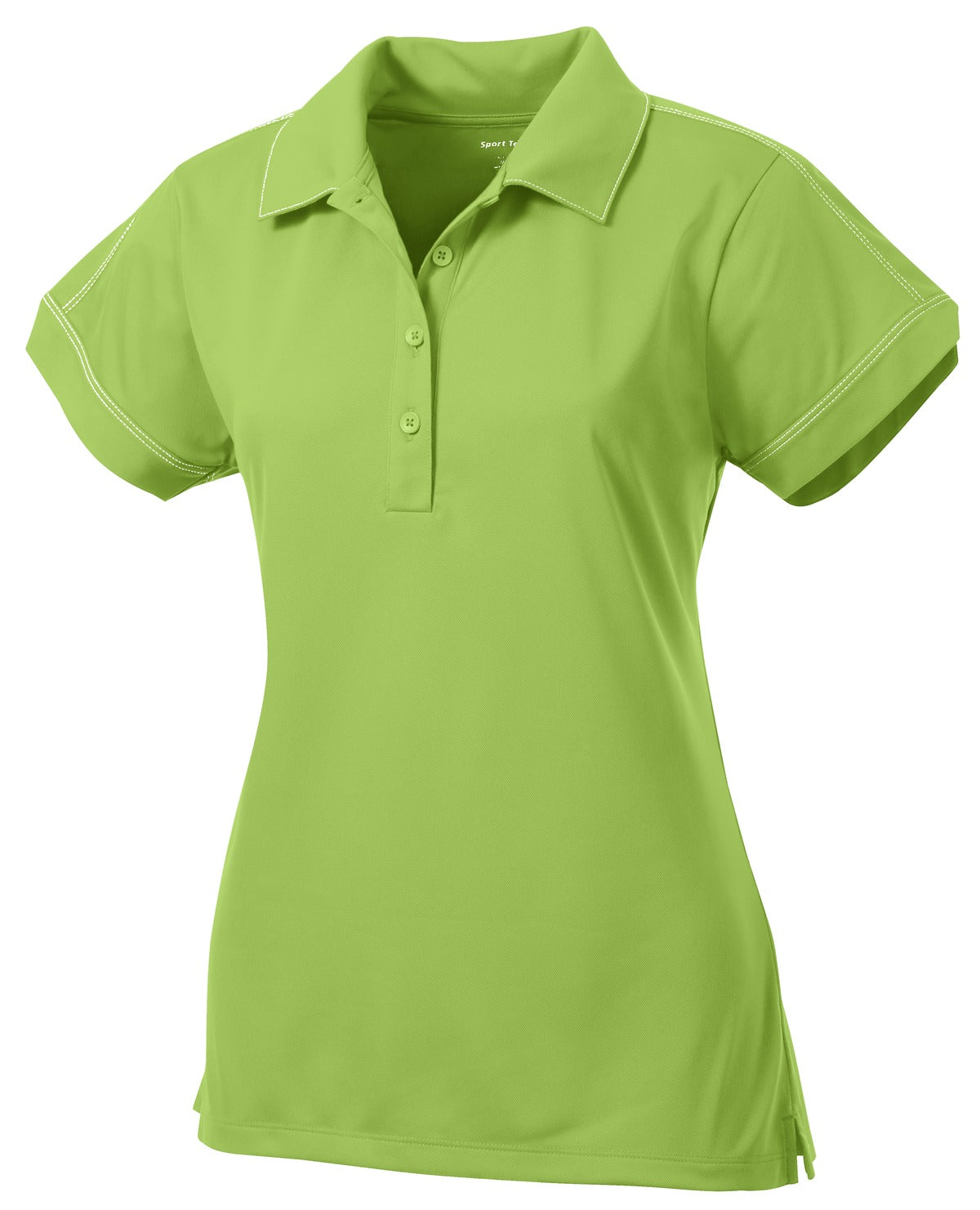 Sport-Tek Ladies Contrast Stitch Micropique Sport-Wick Polo. LST659