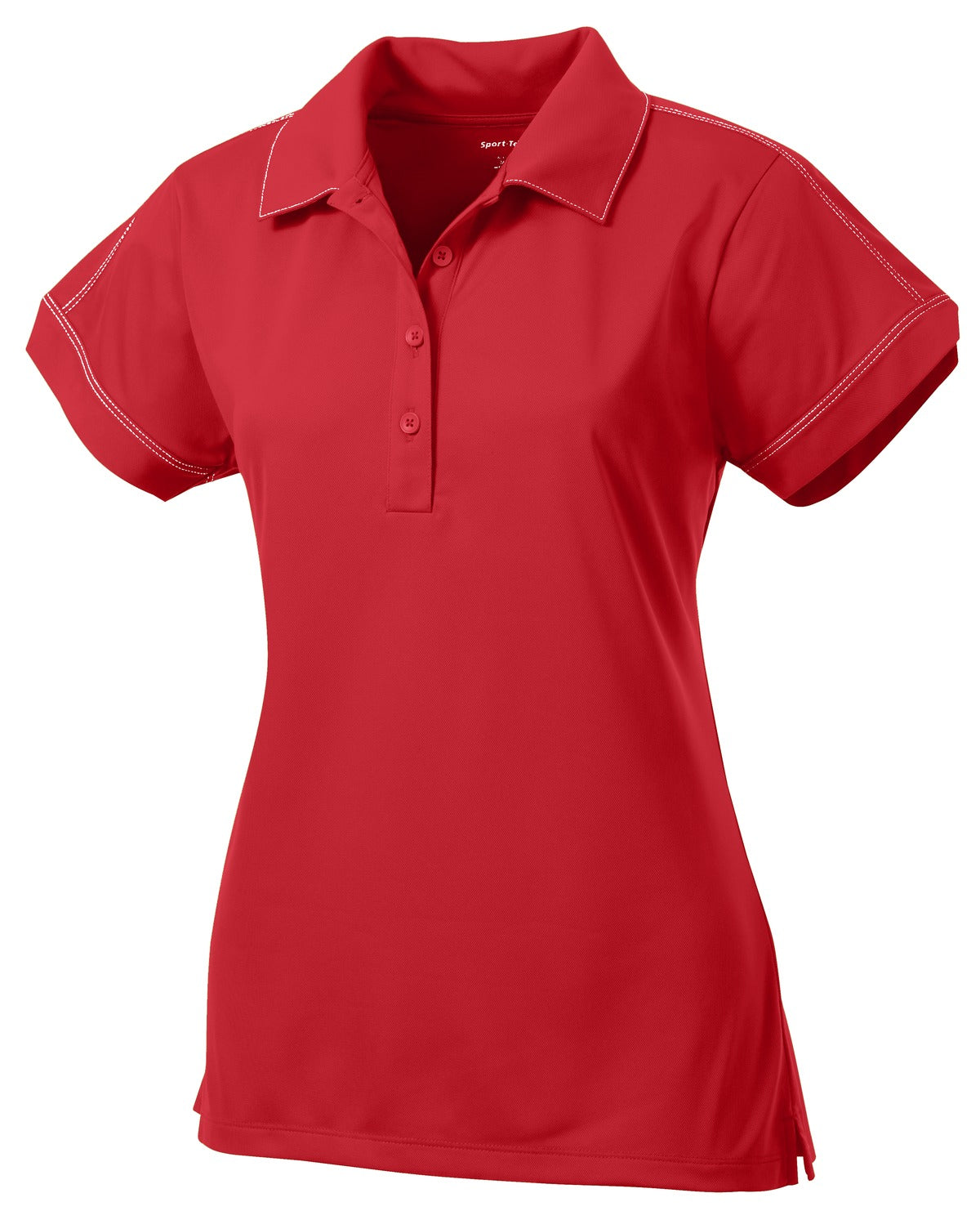 Sport-Tek Ladies Contrast Stitch Micropique Sport-Wick Polo. LST659