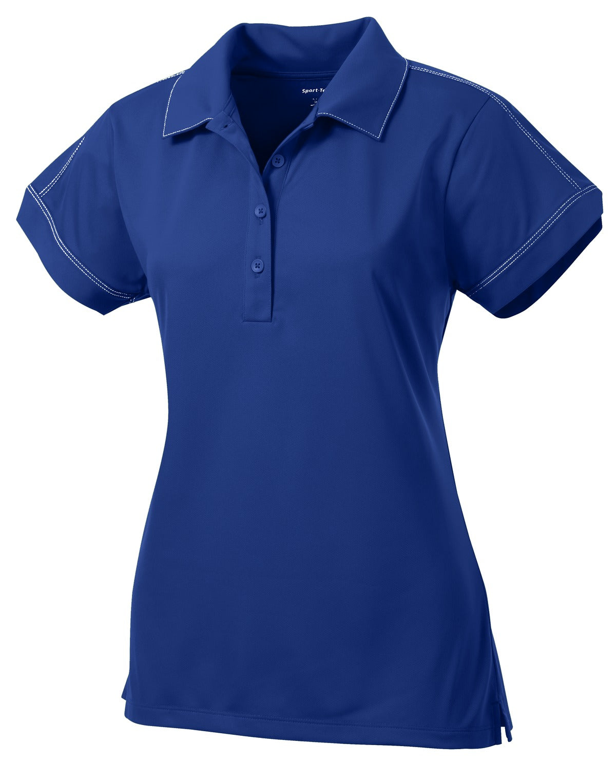 Sport-Tek Ladies Contrast Stitch Micropique Sport-Wick Polo. LST659
