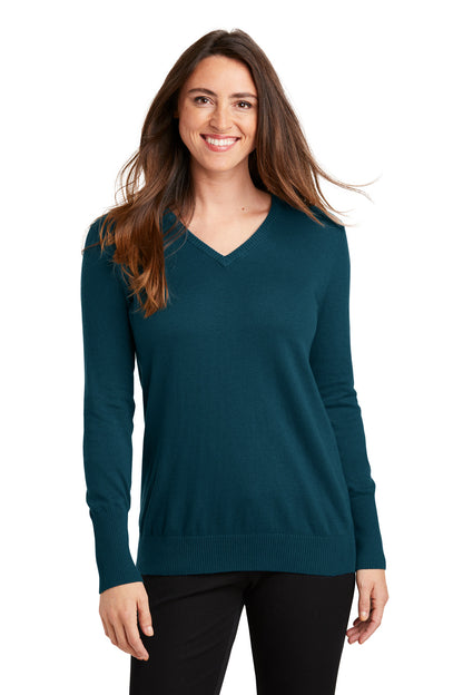 Port Authority Ladies V-Neck Sweater. LSW285