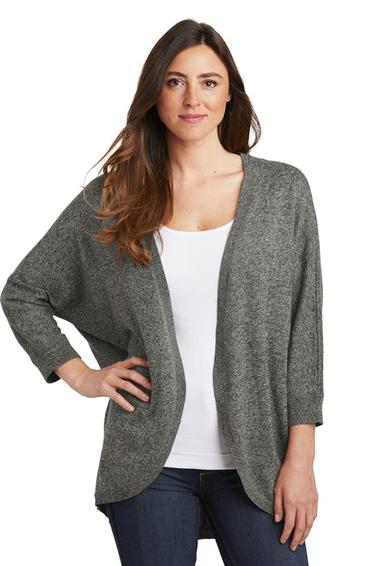 Port Authority Ladies Marled Cocoon Sweater. LSW416