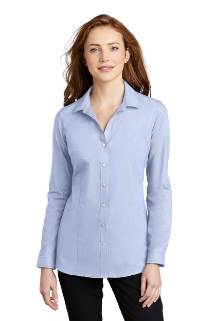 Port Authority Ladies Pincheck Easy Care Shirt LW645