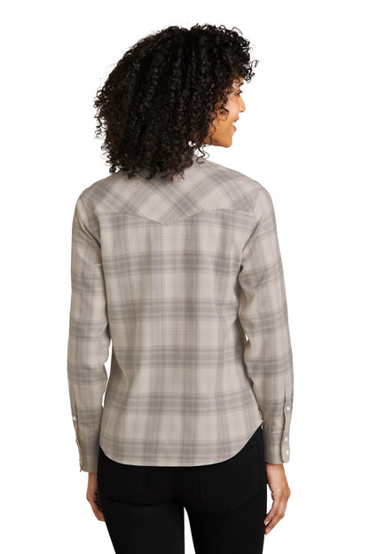 Port Authority Ladies Long Sleeve Ombre Plaid Shirt LW672