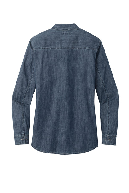Port Authority Ladies Long Sleeve Perfect Denim Shirt LW676