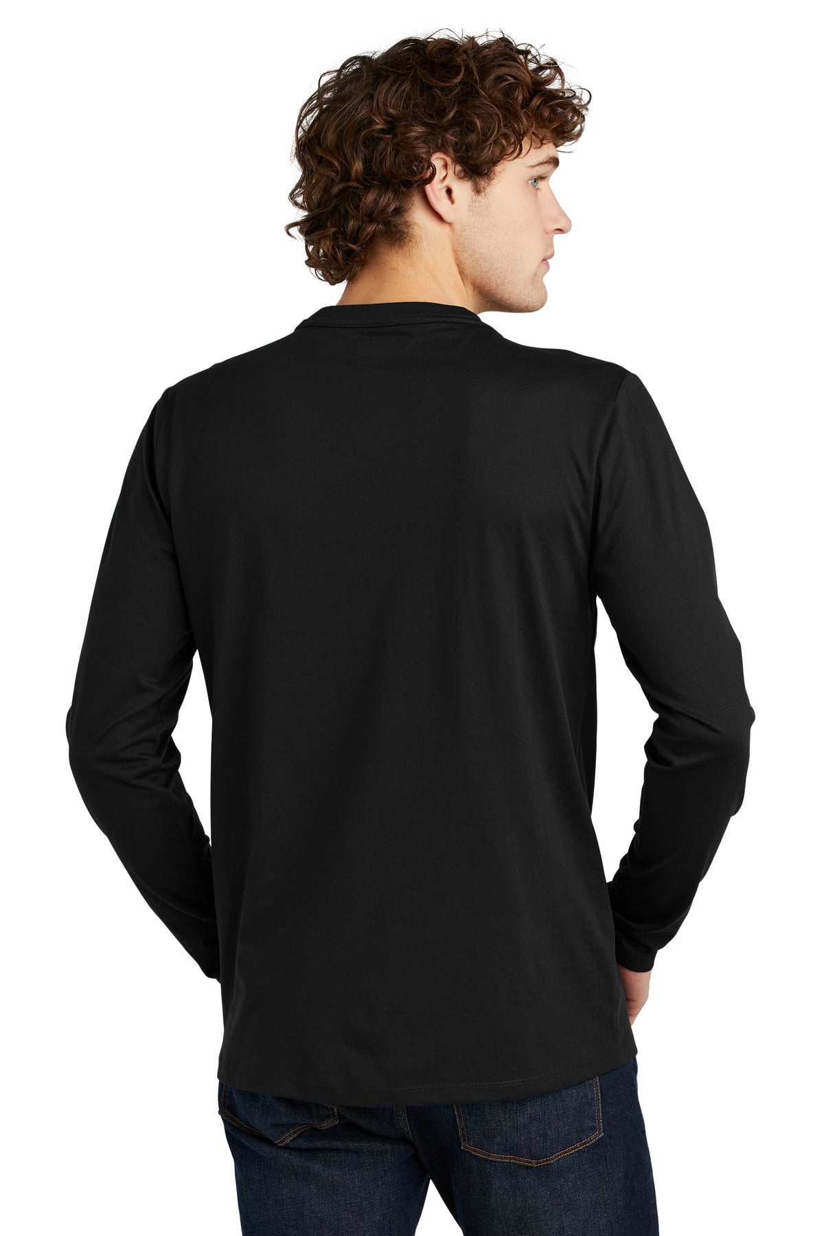 New Era Heritage Blend Long Sleeve Crew Tee. NEA102