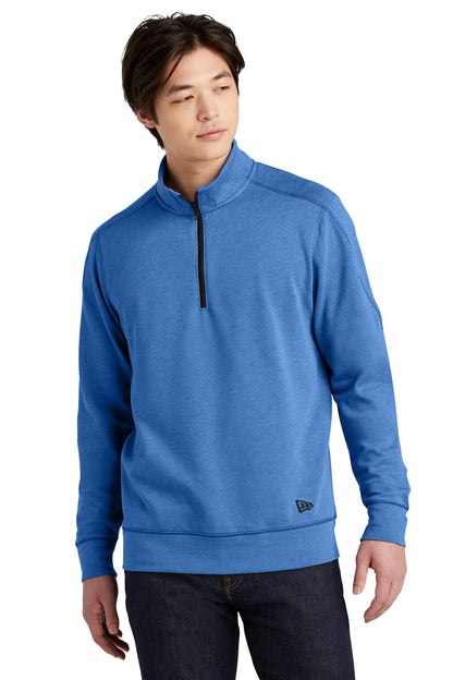 New Era Tri-Blend Fleece 1/4-Zip Pullover. NEA512