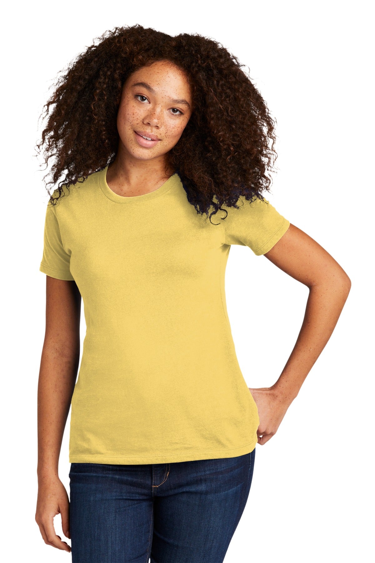 Next Level Apparel Women's Cotton Tee. NL3900