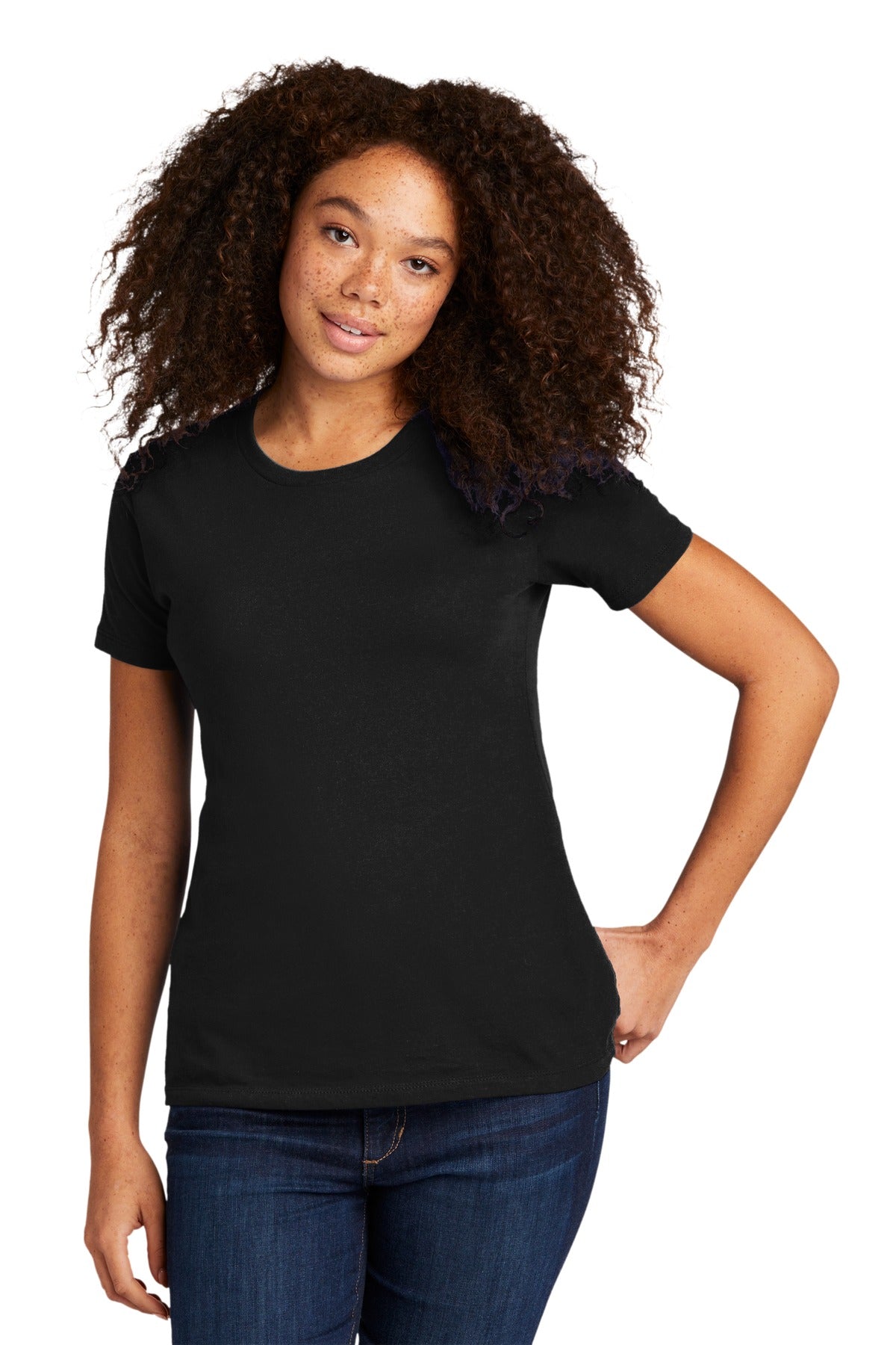 Next Level Apparel Women's Cotton Tee. NL3900