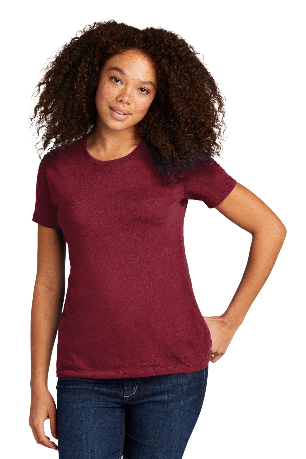 Next Level Apparel Women's Cotton Tee. NL3900