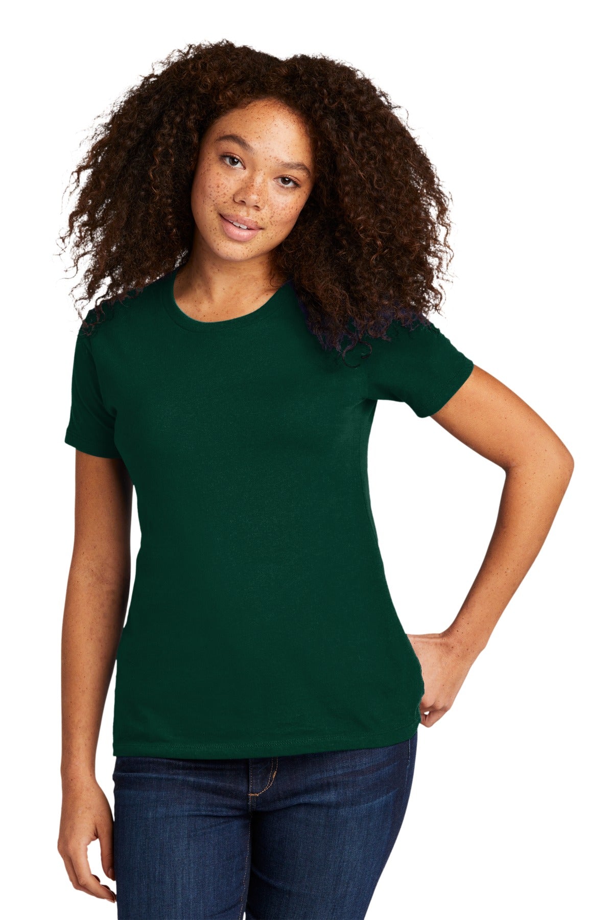 Next Level Apparel Women's Cotton Tee. NL3900