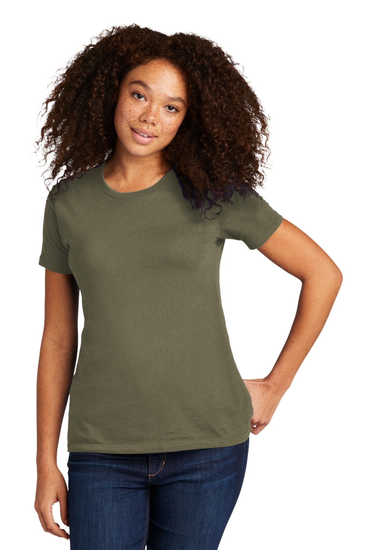 Next Level Apparel Women's Cotton Tee. NL3900