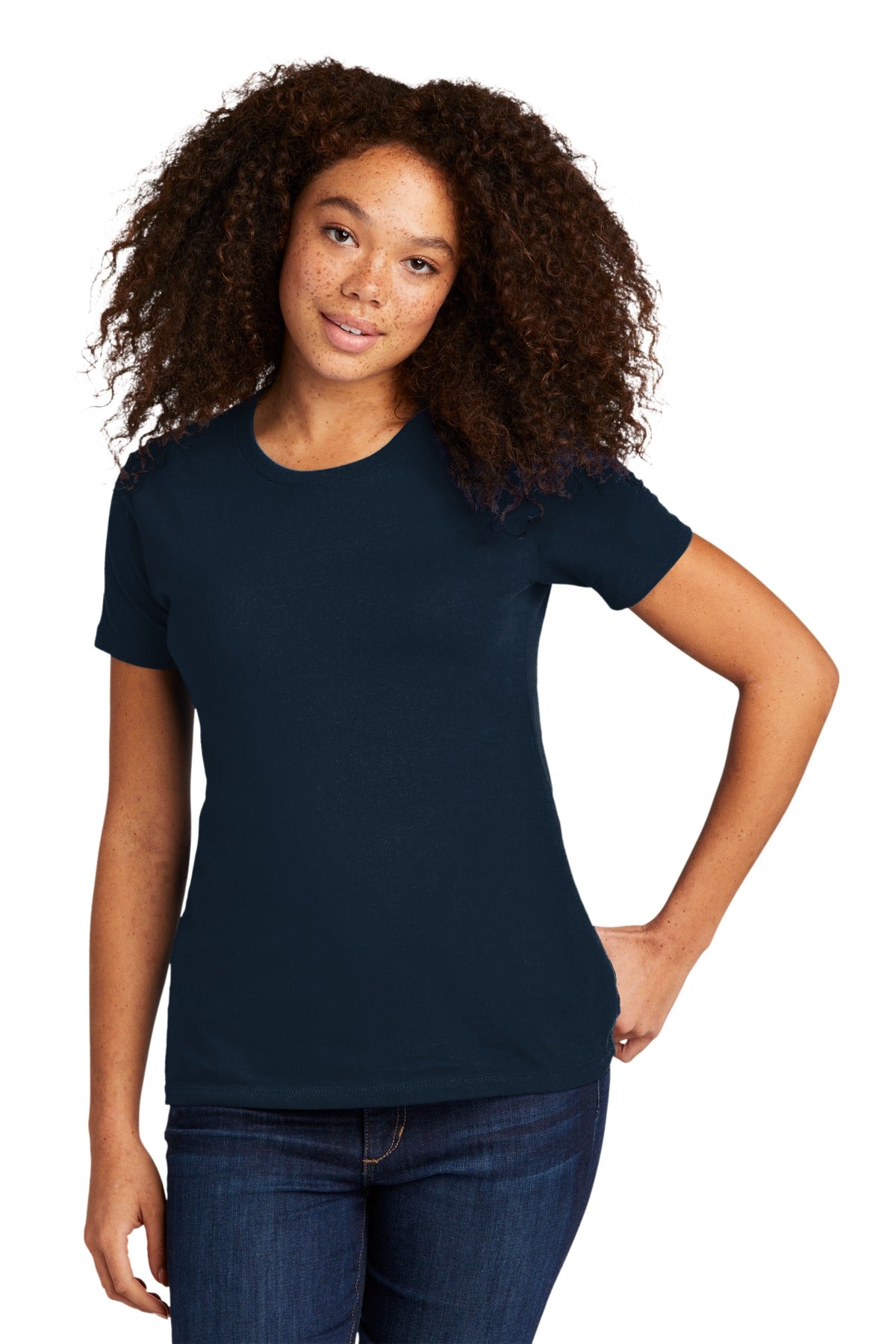 Next Level Apparel Women's Cotton Tee. NL3900