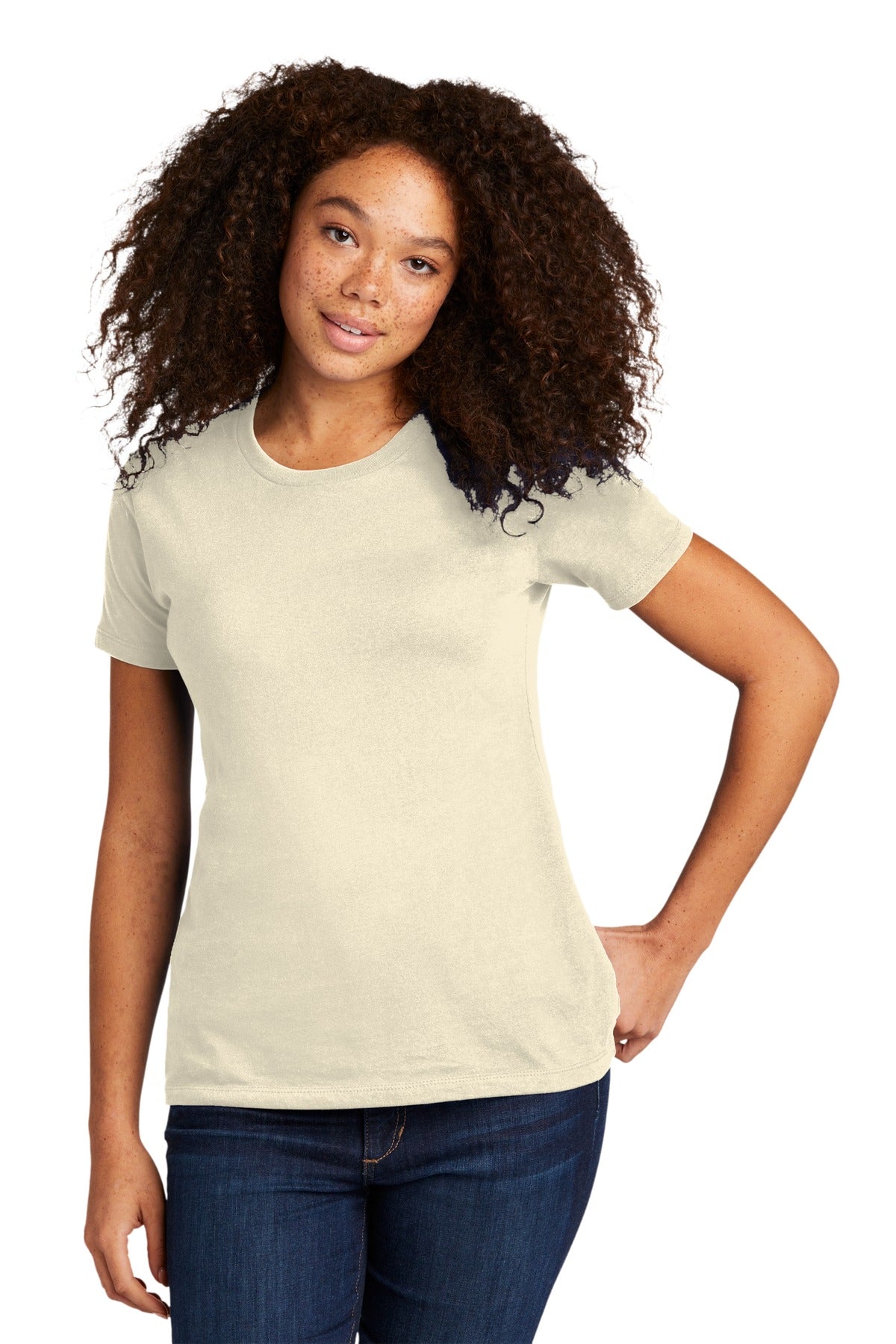 Next Level Apparel Women's Cotton Tee. NL3900