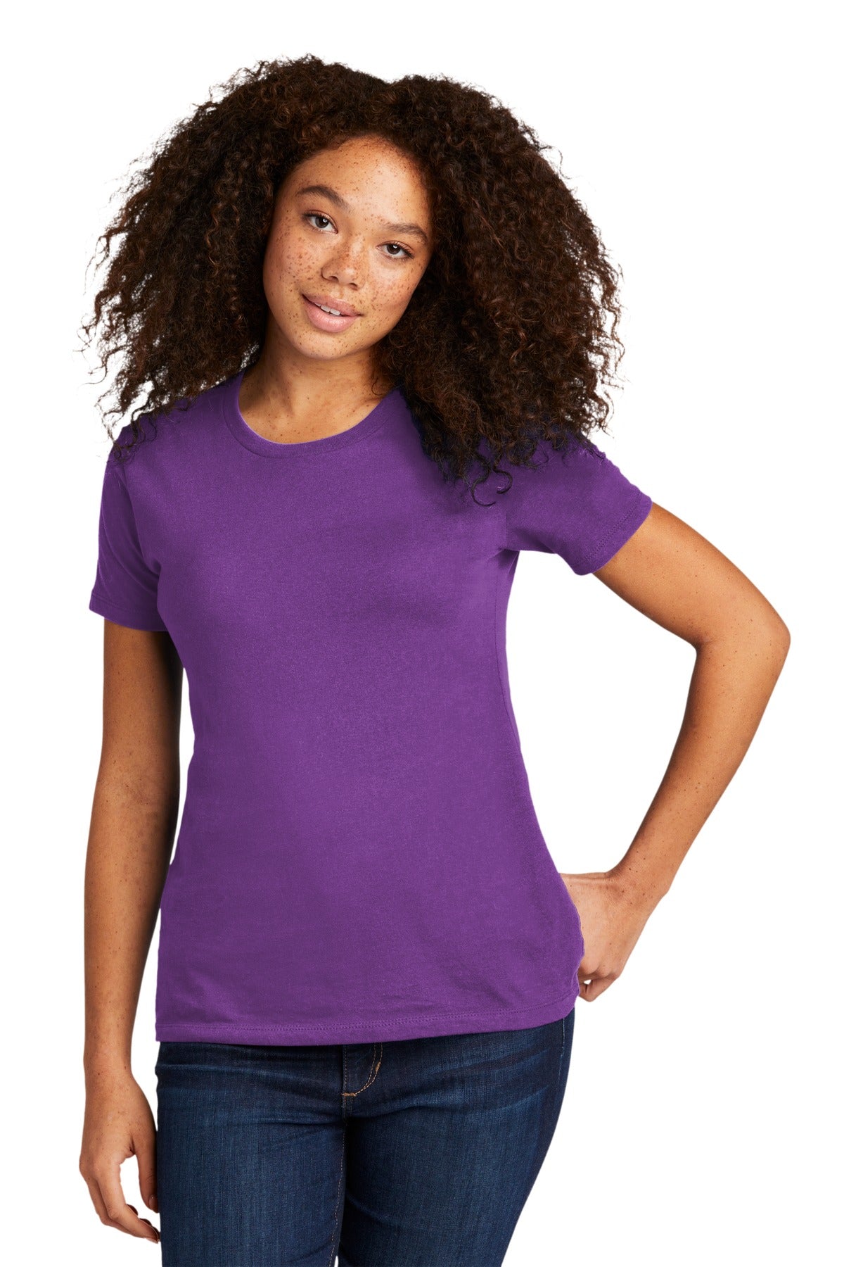 Next Level Apparel Women's Cotton Tee. NL3900