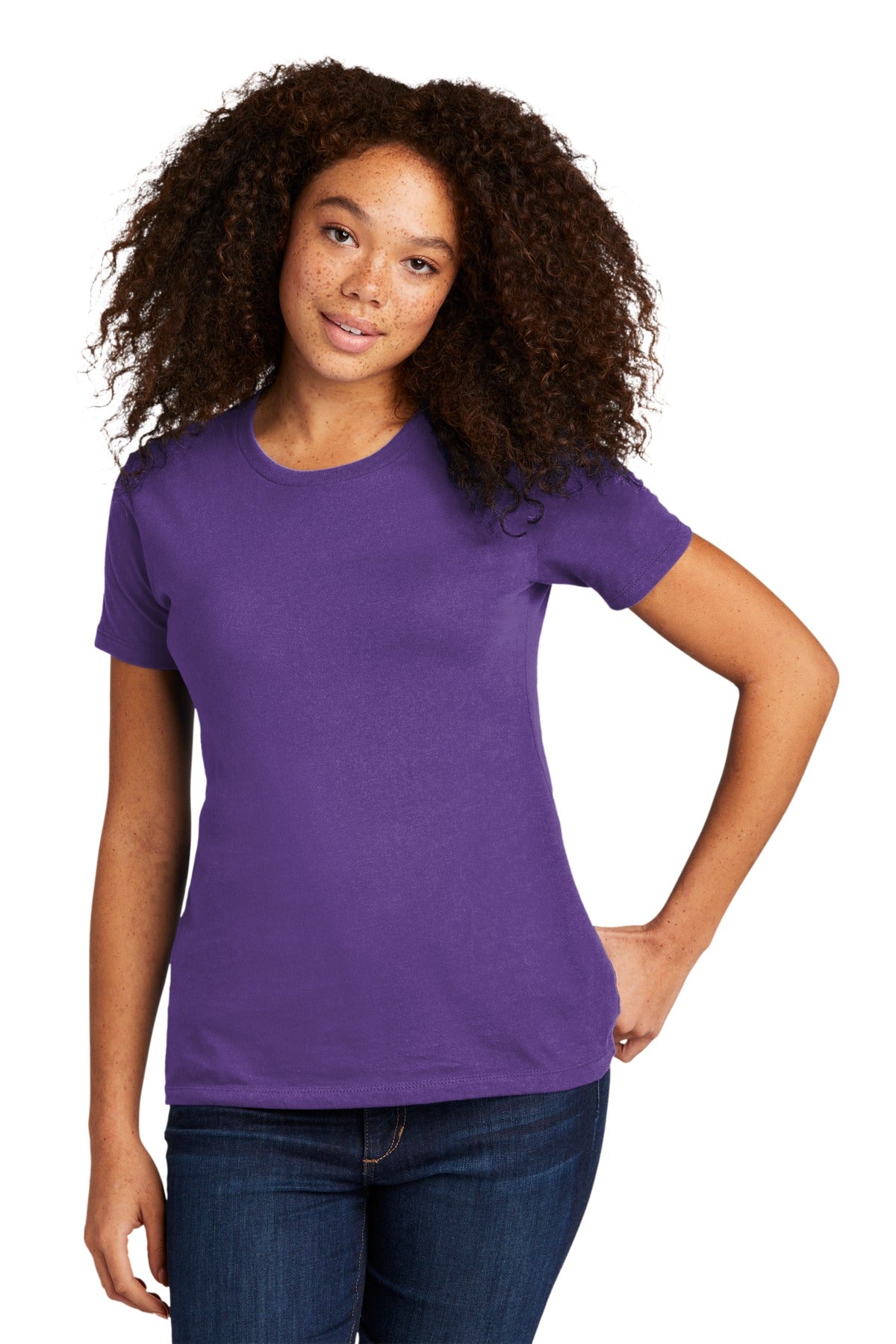 Next Level Apparel Women's Cotton Tee. NL3900