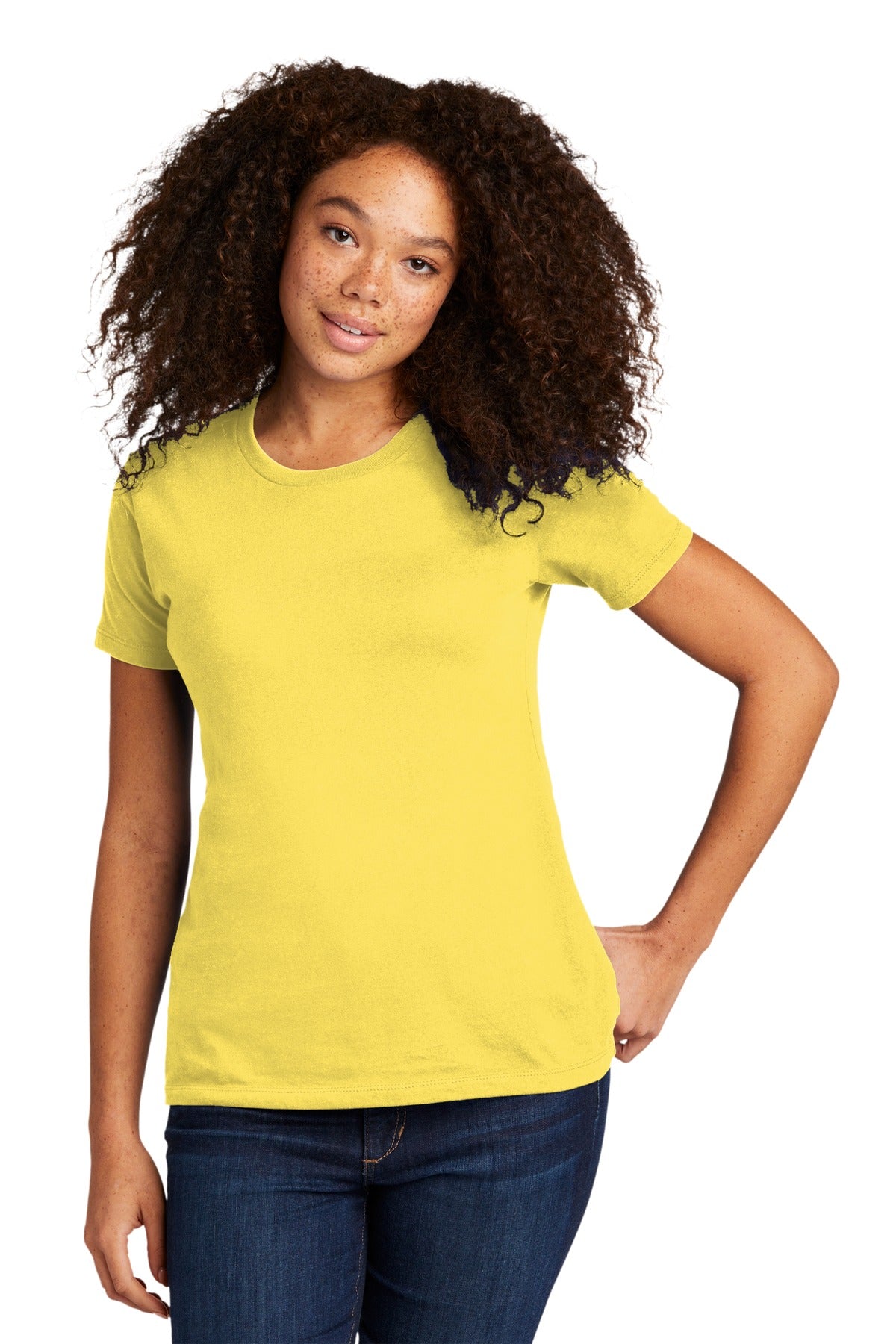Next Level Apparel Women's Cotton Tee. NL3900