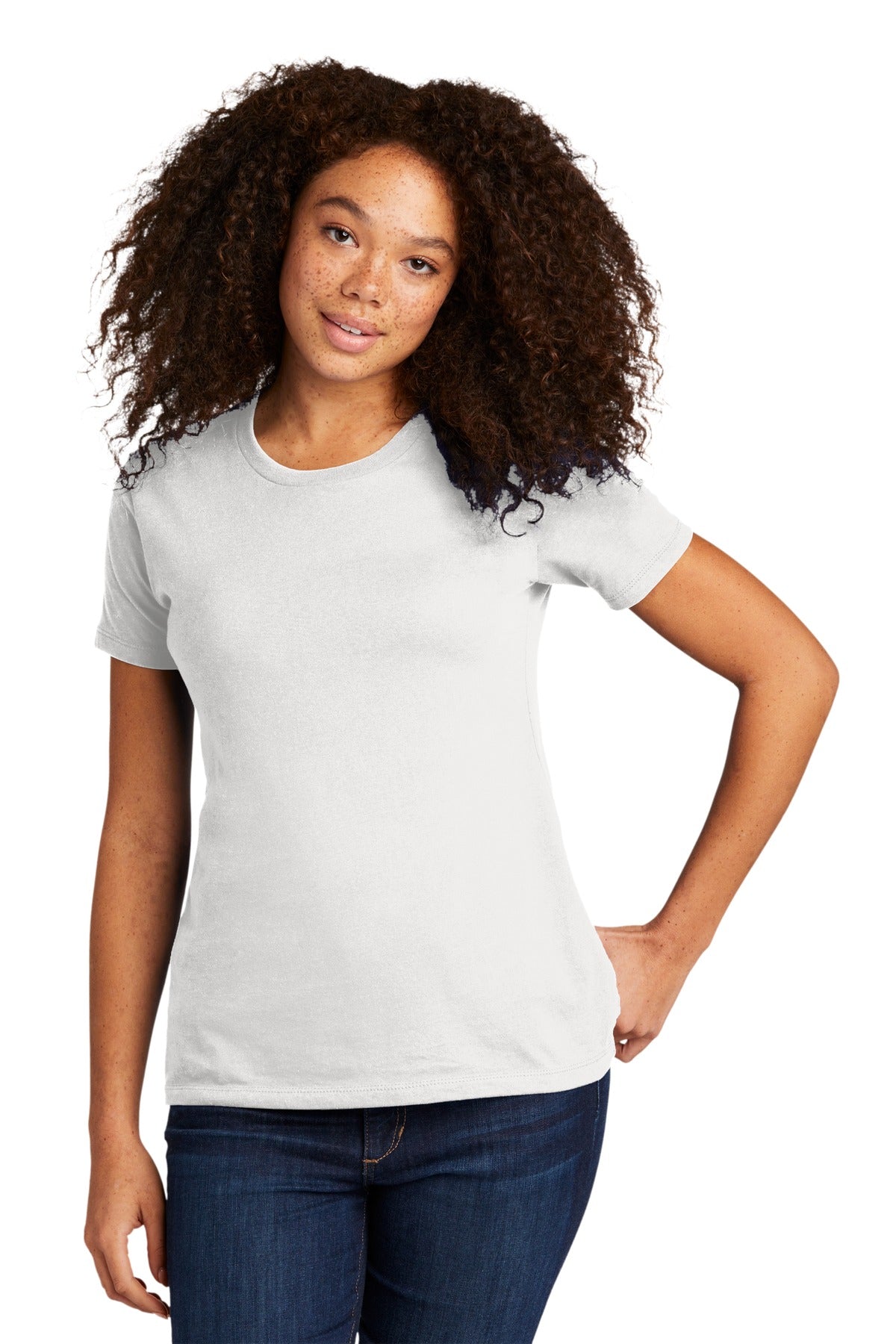 Next Level Apparel Women's Cotton Tee. NL3900