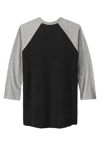 Next Level Apparel Unisex Tri-Blend 3/4-Sleeve Raglan Tee. NL6051
