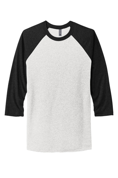 Next Level Apparel Unisex Tri-Blend 3/4-Sleeve Raglan Tee. NL6051