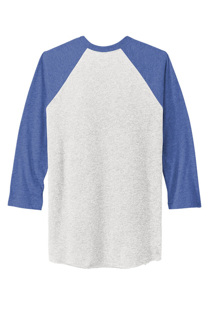 Next Level Apparel Unisex Tri-Blend 3/4-Sleeve Raglan Tee. NL6051