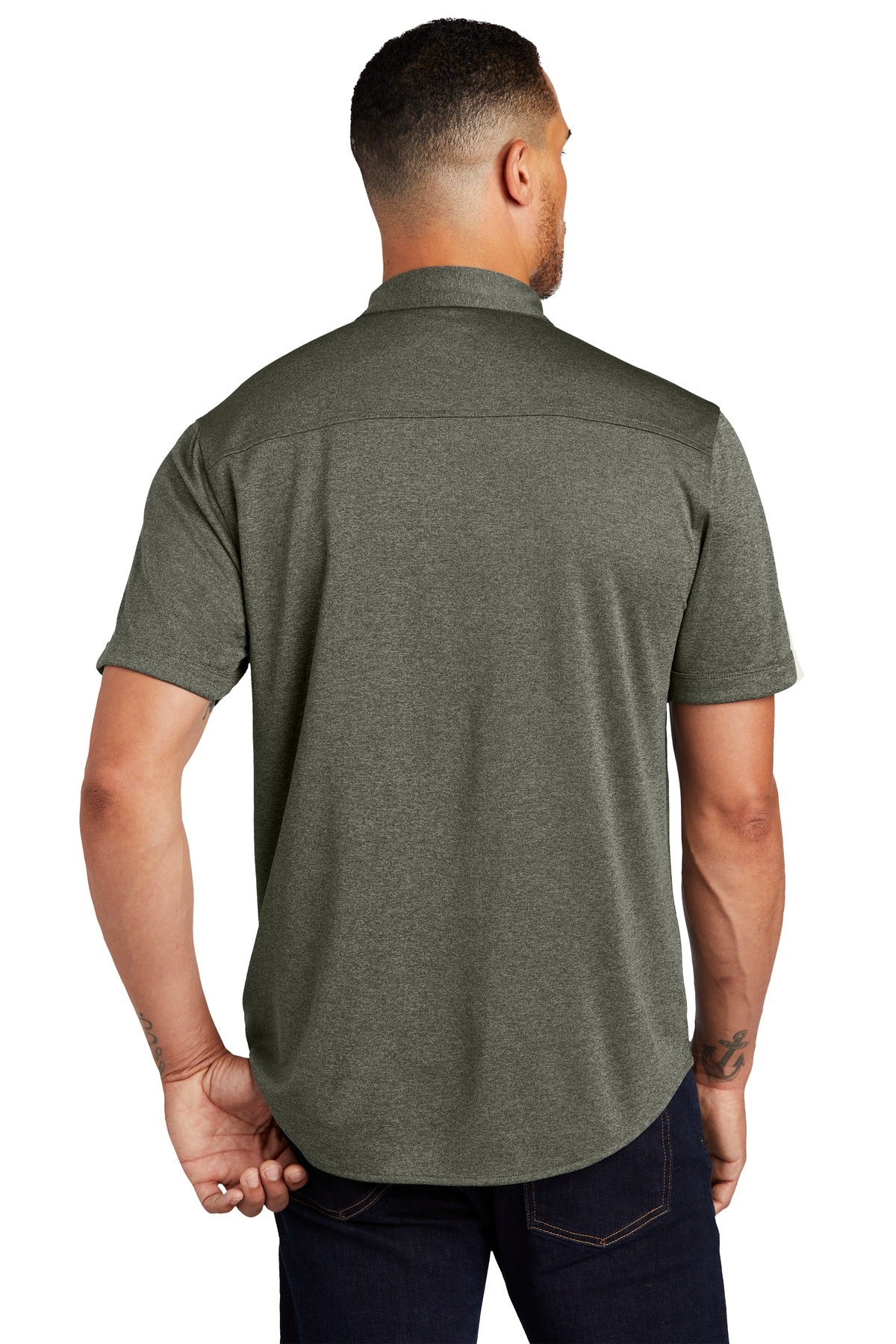 OGIO Gravitate Full-Button Polo. OG141