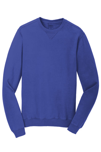 Port & Company Beach Wash Garment-Dyed Crewneck Sweatshirt PC098