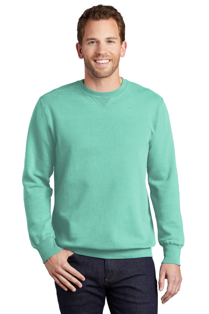 Port & Company Beach Wash Garment-Dyed Crewneck Sweatshirt PC098